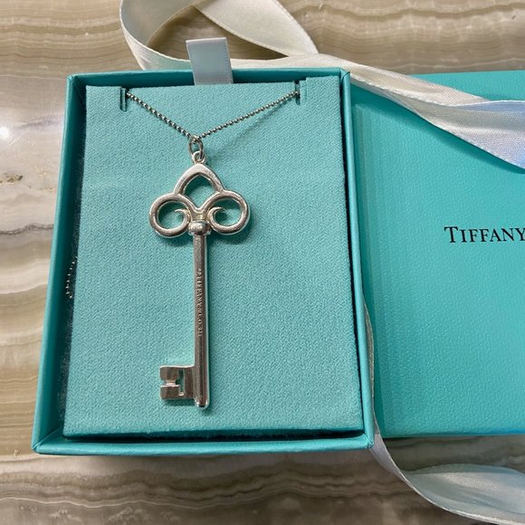 Tiffany & Co., Jewelry, Tiffany Key Necklace And Chain